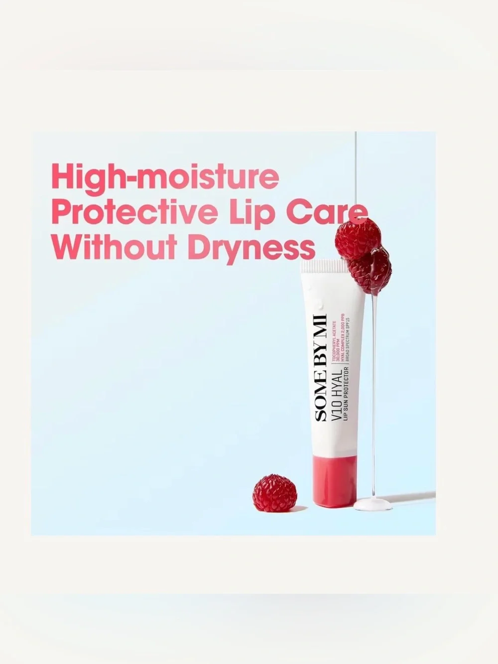 Some By Mi ~ V10 HYAL Lip Sun Protector SPF 15, full Sz 0.23oz, BNIB, exp: 02/28